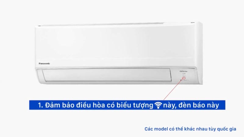 Hướng dẫn cách kết nối và điều khiển máy lạnh Panasonic bằng điện thoại smartphone