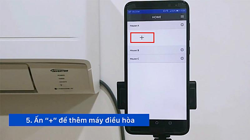 Hướng dẫn cách kết nối và điều khiển máy lạnh Panasonic bằng điện thoại smartphone