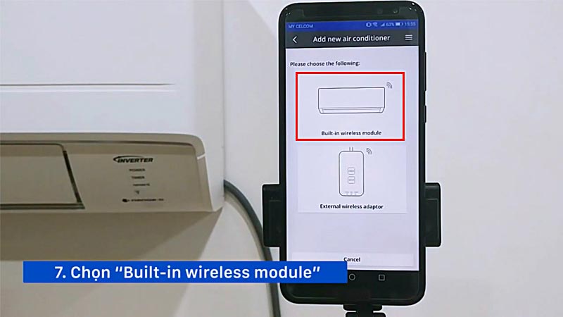 Hướng dẫn cách kết nối và điều khiển máy lạnh Panasonic bằng điện thoại smartphone