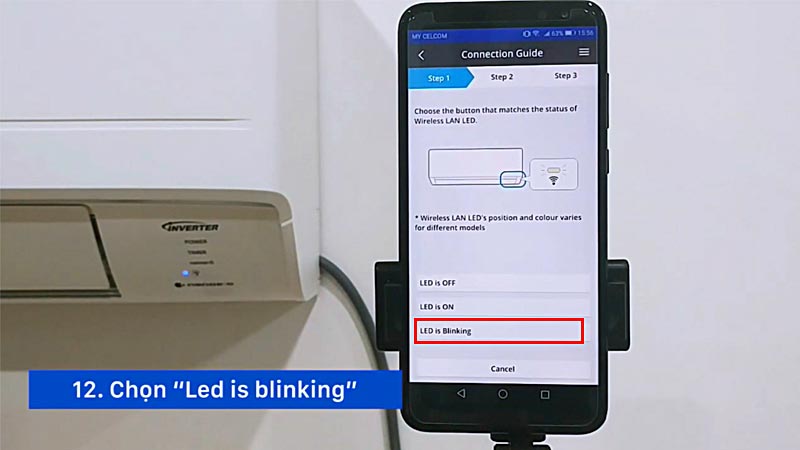 Hướng dẫn cách kết nối và điều khiển máy lạnh Panasonic bằng điện thoại smartphone