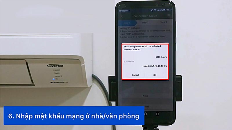 Hướng dẫn cách kết nối và điều khiển máy lạnh Panasonic bằng điện thoại smartphone