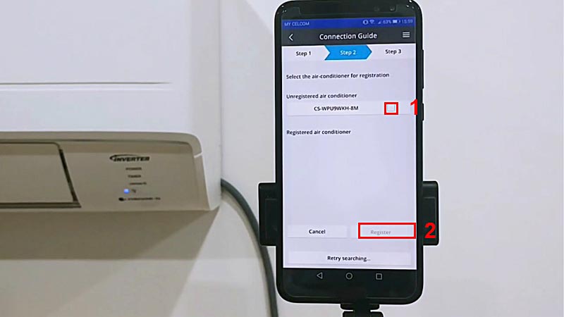 Hướng dẫn cách kết nối và điều khiển máy lạnh Panasonic bằng điện thoại smartphone