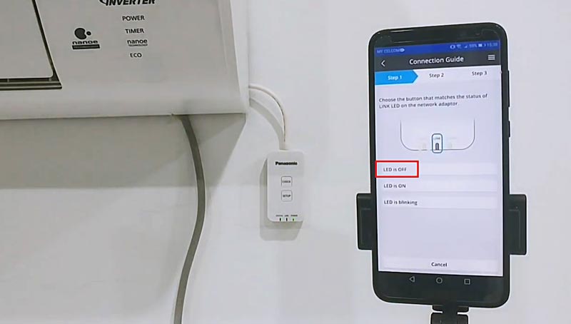 Hướng dẫn cách kết nối và điều khiển máy lạnh Panasonic bằng điện thoại smartphone
