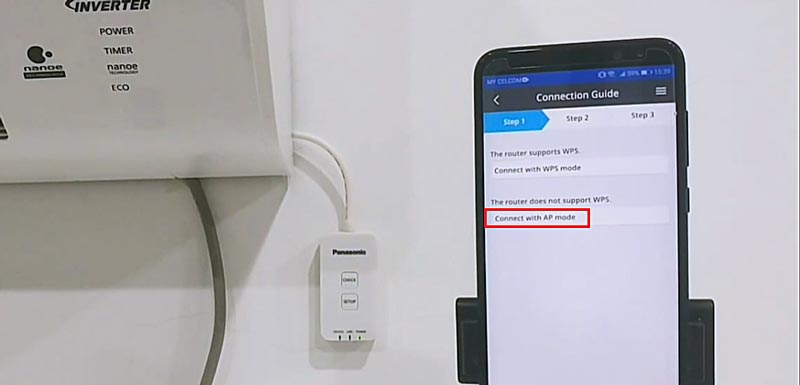 Hướng dẫn cách kết nối và điều khiển máy lạnh Panasonic bằng điện thoại smartphone