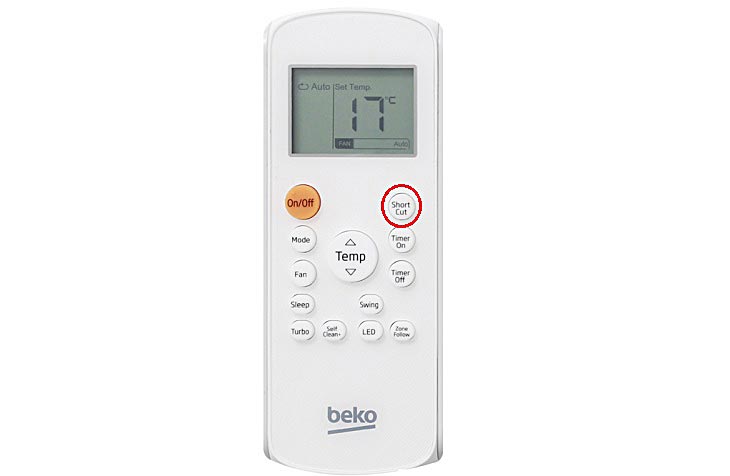 Hướng dẫn cách sử dụng điều khiển dòng máy lạnh Beko RSSC-CV