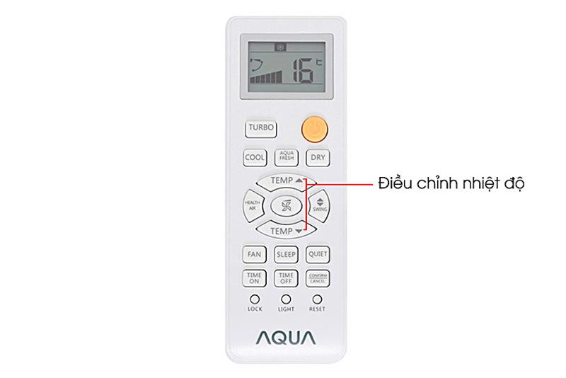 Hướng dẫn cách sử dụng điều khiển máy lạnh Aqua dòng KCRV-WJB