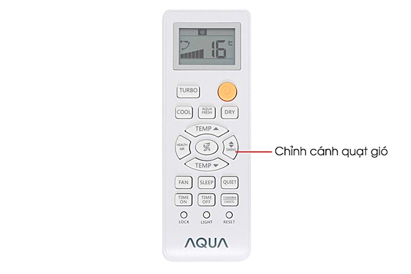 Hướng dẫn cách sử dụng điều khiển máy lạnh Aqua dòng KCRV-WJB