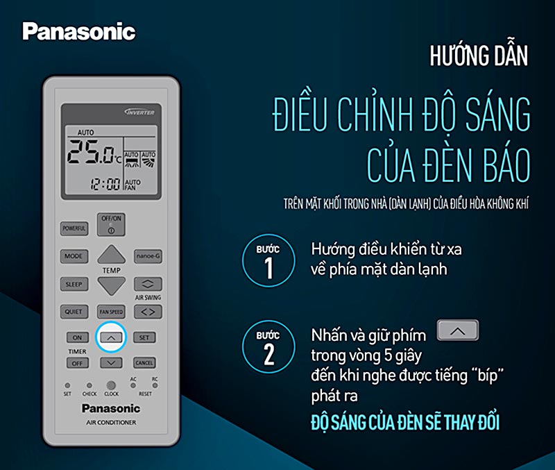 Hướng dẫn cách sử dụng điều khiển máy lạnh Panasonic CU/CS-S Series