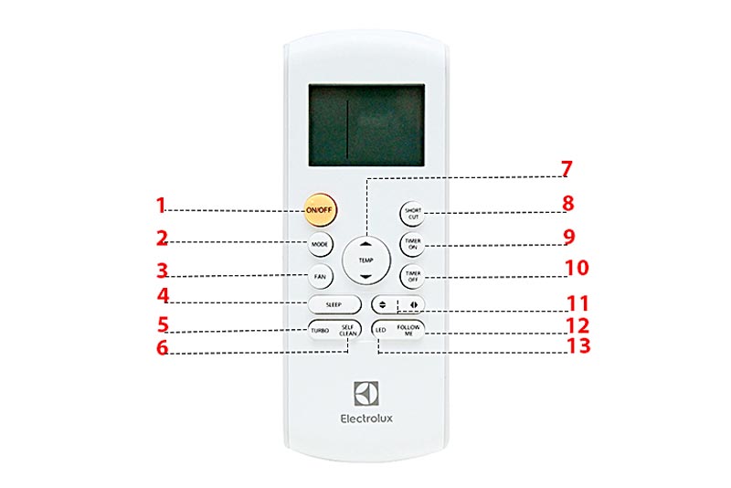 Hướng dẫn cách sử dụng remote máy lạnh Electrolux ESV09CRK-A4