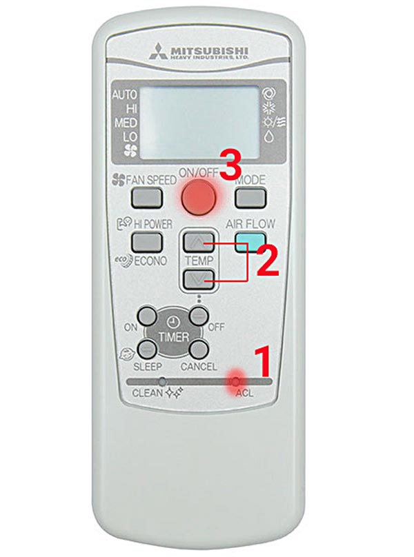 Hướng dẫn cách sử dụng remote máy lạnh Mitsubishi Heavy SRK09CMP