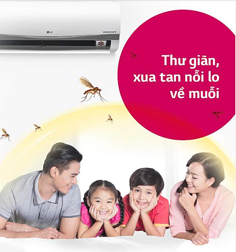 Hướng dẫn cách sử dụng tính năng đuổi muỗi trên máy lạnh LG