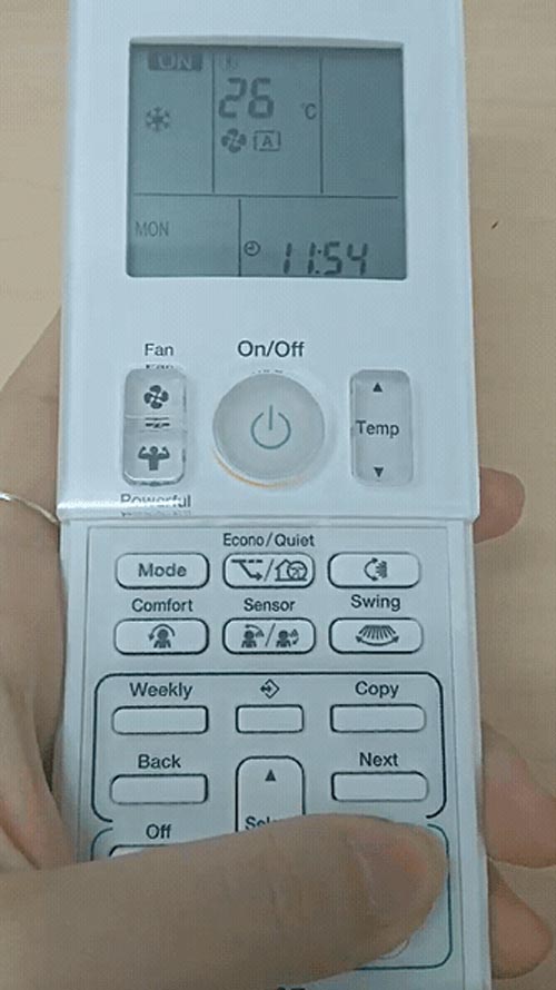 Hướng dẫn sử dụng điều khiển máy lạnh Daikin dòng FTKM