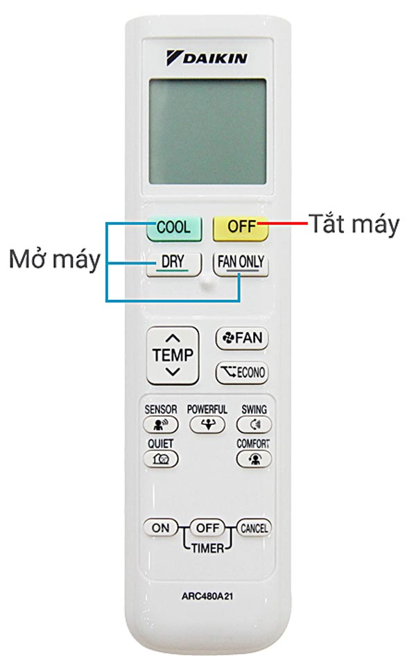 Hướng dẫn sử dụng remote máy lạnh Daikin FTKC25QVMV