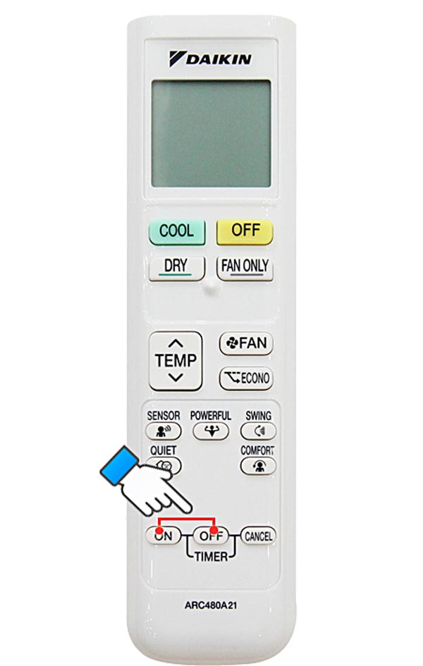 Hướng dẫn sử dụng remote máy lạnh Daikin FTKC25QVMV