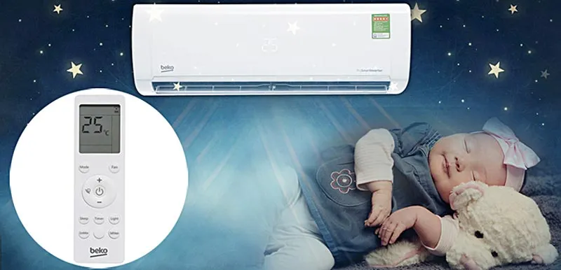 Hướng dẫn cách sử dụng điều khiển máy lạnh Beko dòng RSVC - VY