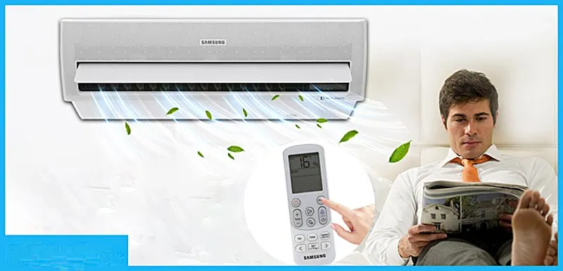 How to use the Samsung air conditioner NVFXAWKNSV controller