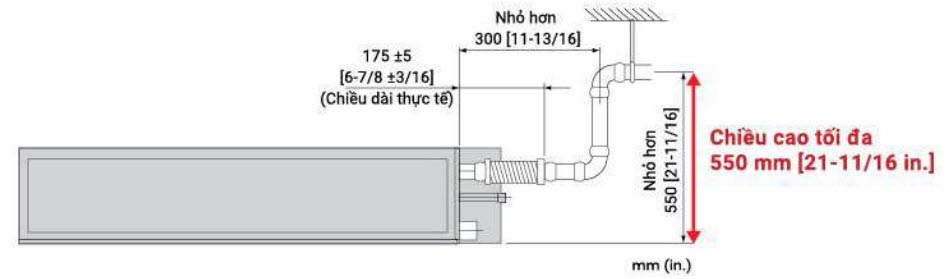 Dàn lạnh âm trần nối ống gió dạng mỏng VRV Mitsubishi Electric PEFY-P15VMS1(L)-E.TH inverter (0.6Hp)